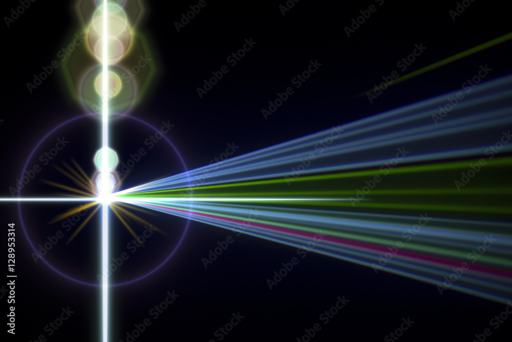 Obraz premium LED spotlight Gradient blur of light texture background