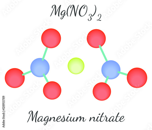 Magnesium nitrate MgN2O6 molecule