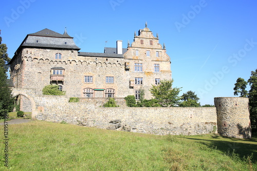 The medieval Castle Eisenbach in Hessen, Germany photo