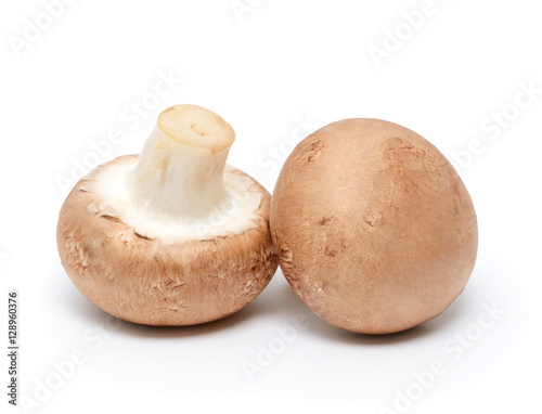 Champignon mushroom isolated on white background