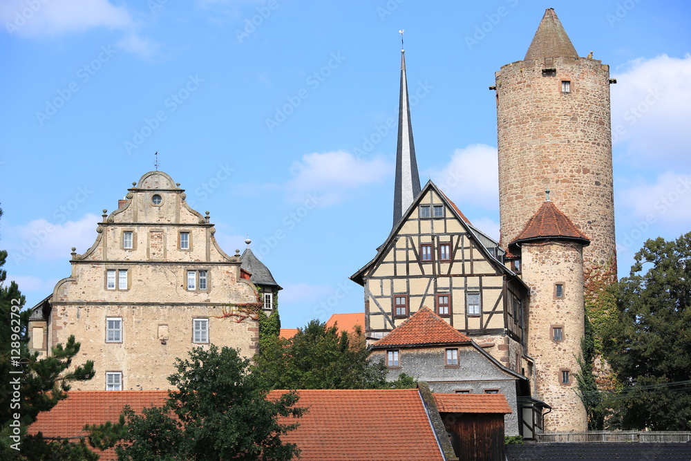 The medieval town Schlitz in Hessen, Germany
