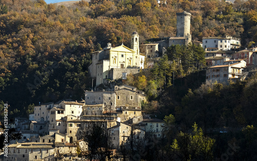 Village of Cantalice near Rieti, central Italy photo