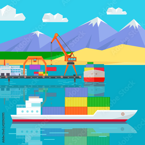 Ship Worldwide Warehouse Delivering. Logistics