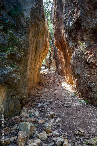 The Cleft in the mountain in Israel
