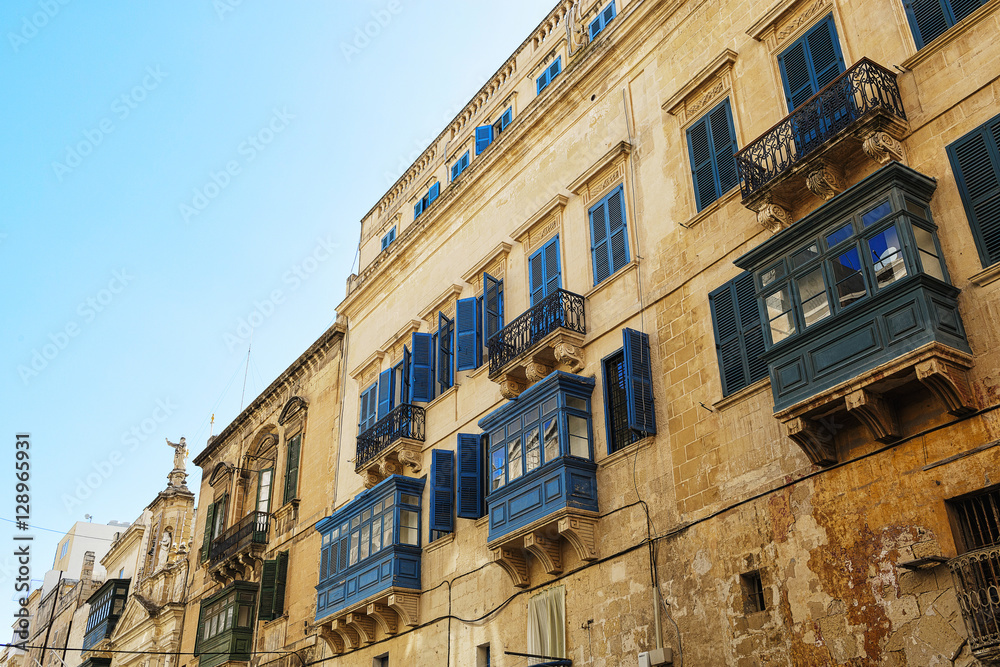 Balconies in Malta
