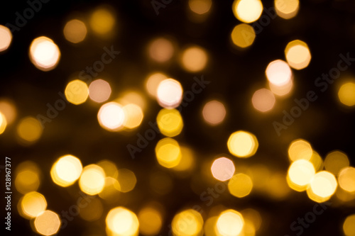 Lights blurred bokeh background © enterphoto