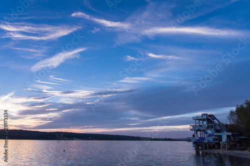 Sunset on the lake