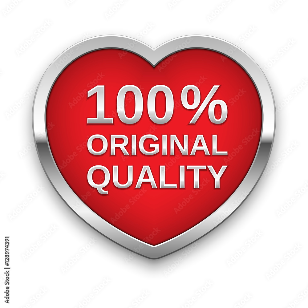 Original quality silver badge, vector Original quality silver badge, vector
