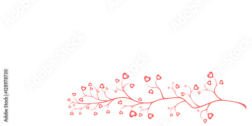 Herzblätter horizontal