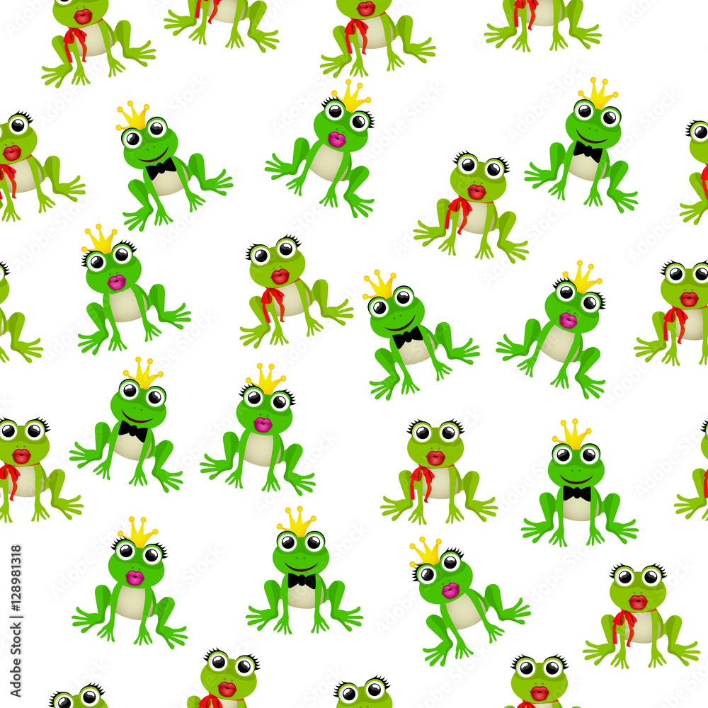 Fototapeta premium frog prince or princess