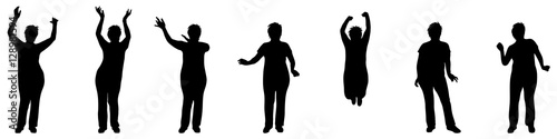 silhouette of woman