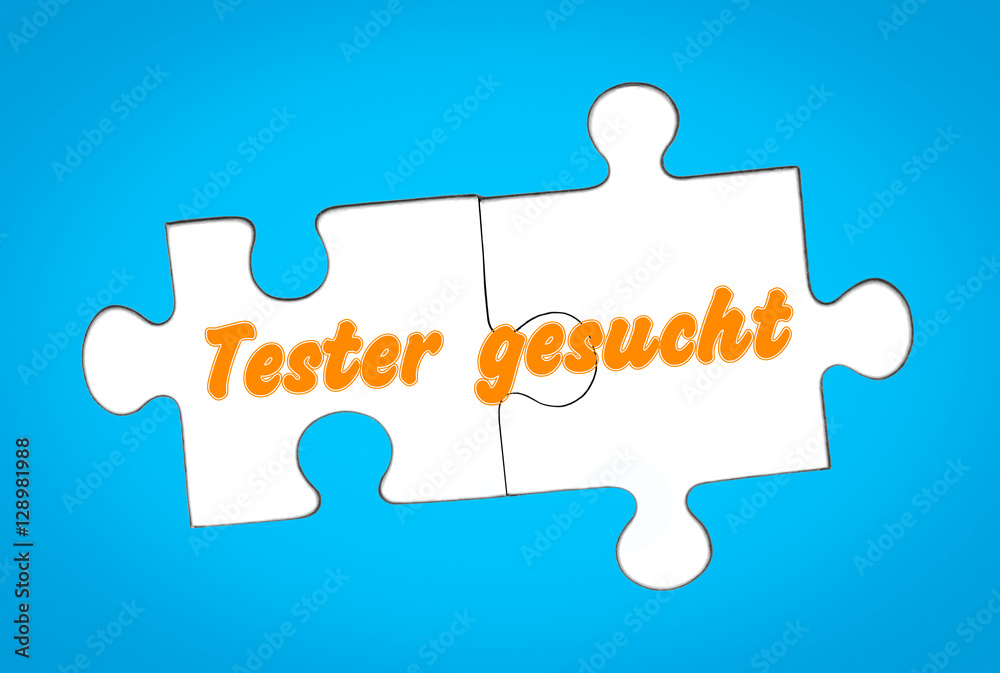 Tester gesucht auf Puzzleteile Tester gesucht auf Puzzleteile