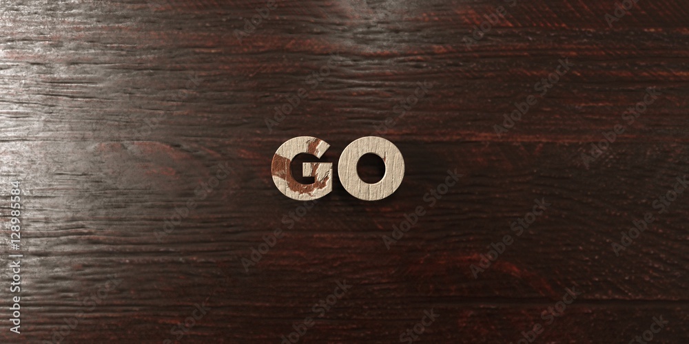 Go - grungy wooden headline on Maple - 3D rendered royalty free stock image. This image can be used for an online website banner ad or a print postcard. Go - grungy wooden headline on Maple - 3D rendered royalty free stock image. This image can be used for an online website banner ad or a print postcard.