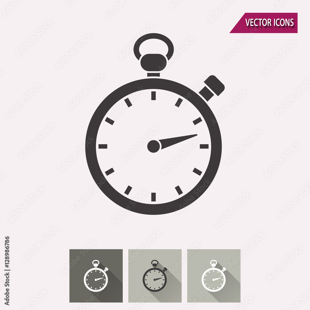 Stopwatch - vector icon. Stopwatch - vector icon.