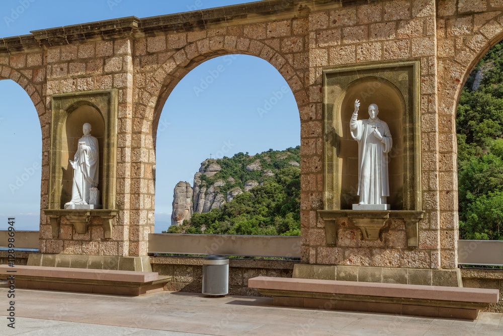 Santa Maria de Montserrat is a Benedictine abbey located on the