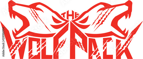 The Wolf Pack Head Retro