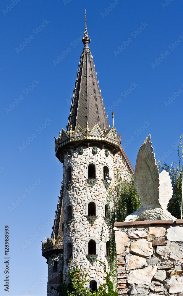 The castle of Ravadinovo -Beautiful old fairy-tale castle near Sozopol, Bulgaria.