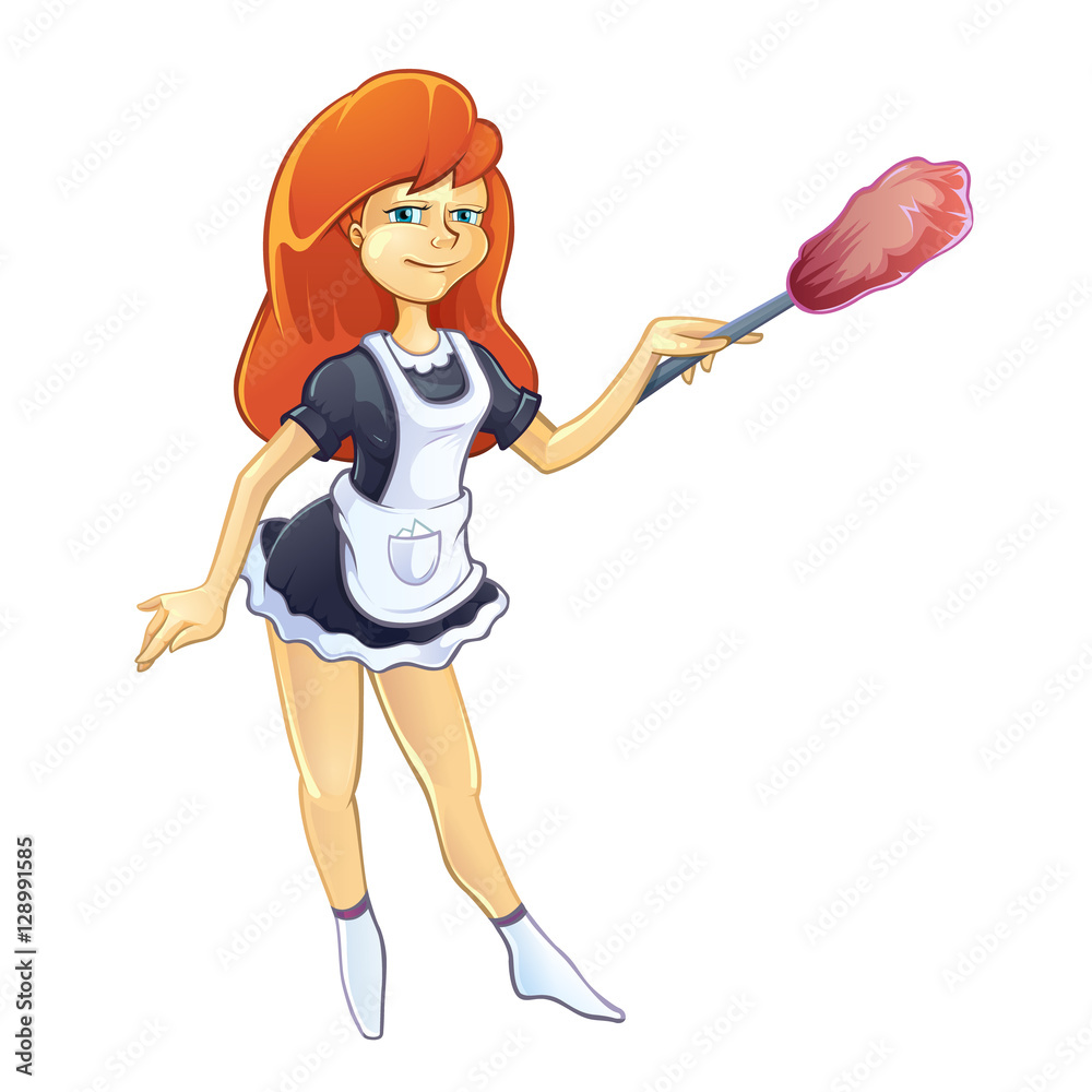 Vector character of Woman in uniform Stock Vector | Adobe Stock