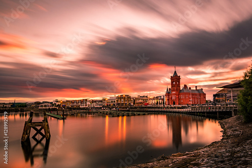 Obraz na plátně cardiff bay
