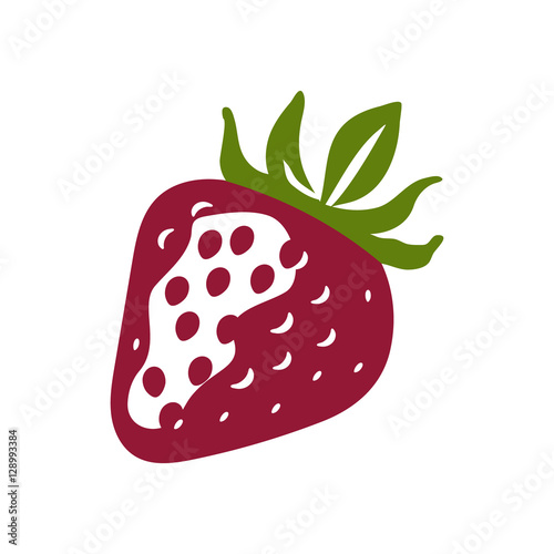 Simple Strawberry Icon