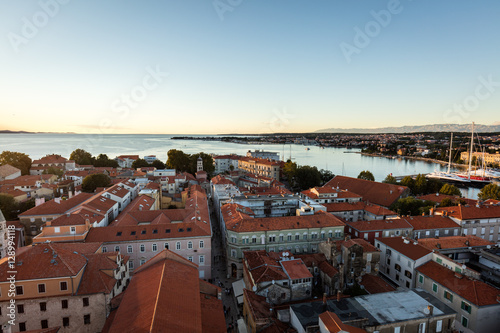 Panorama der Altstadt von Zadar, Kroatien