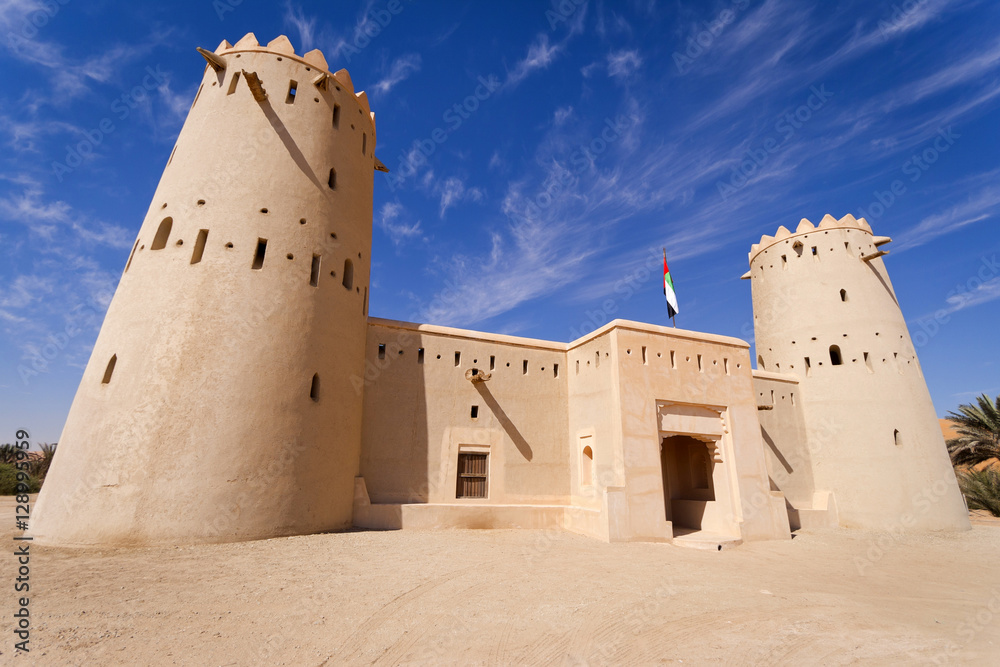 Old traditional fort in Liwa area, United Arab Emirates