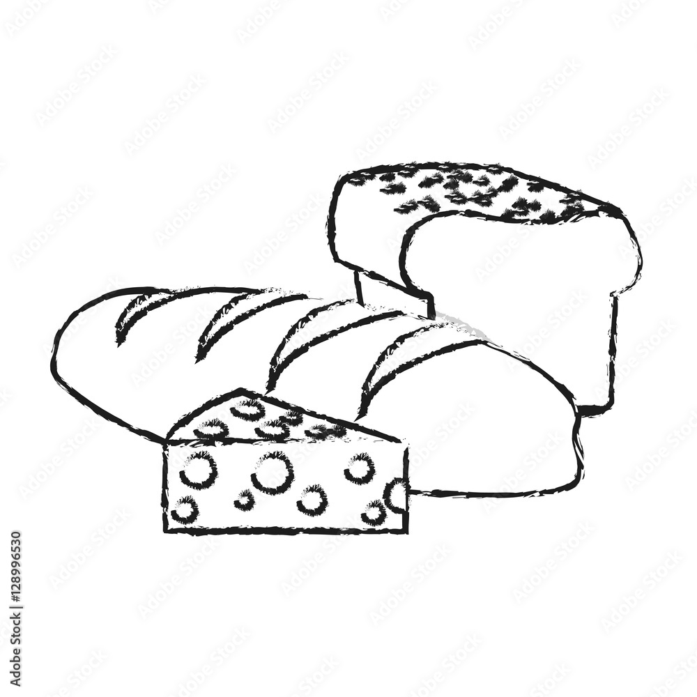 Bread icon. Healthy organic fresh and natural food theme. Isolated design. Vector illustration Bread icon. Healthy organic fresh and natural food theme. Isolated design. Vector illustration