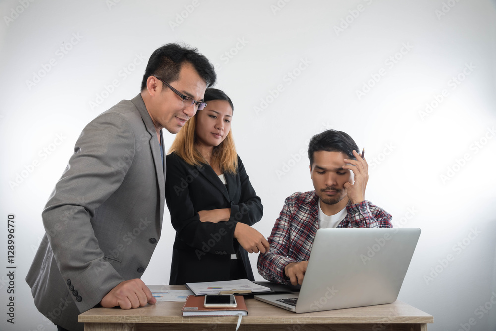 young group business meeting working together at office young group business meeting working together at office