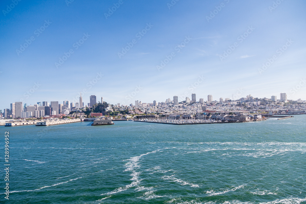 San Francisco Skyline from Sea