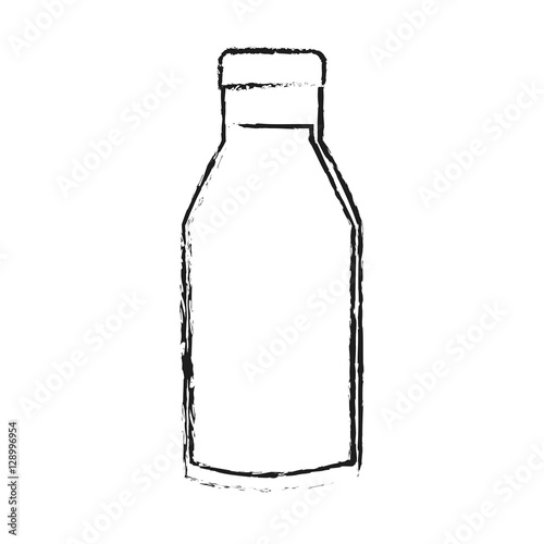 Milk icon. Healthy organic fresh and natural food theme. Isolated design. Vector illustration