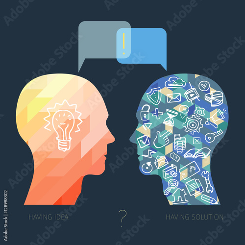 business dialog concept
