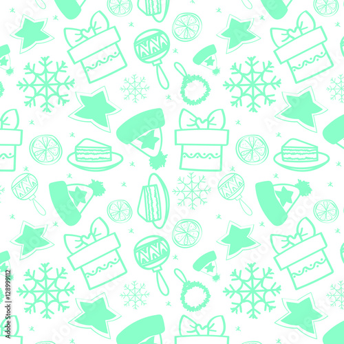 light pattern, winter cloth, a lot of details, wrapping paper