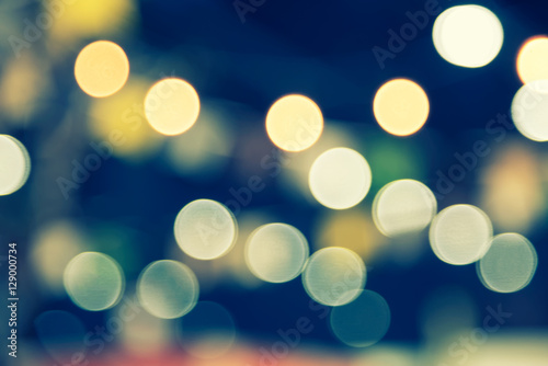 Abstract of vintage bokeh background with retro instagram filter