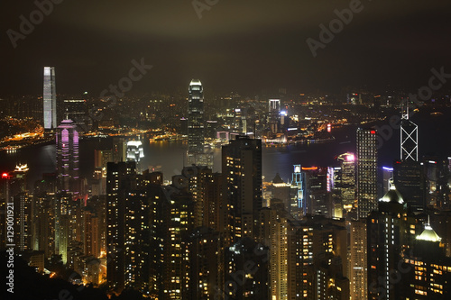 Victoria Peak in Hong Kong. China