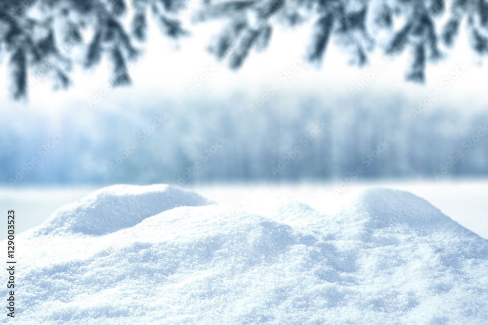 Obraz premium winter background 