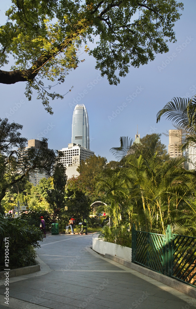 Obraz premium Hong Kong Park. China