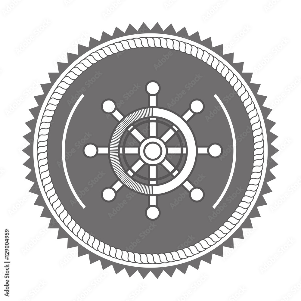 ship timon maritime frame vector illustration design ship timon maritime frame vector illustration design