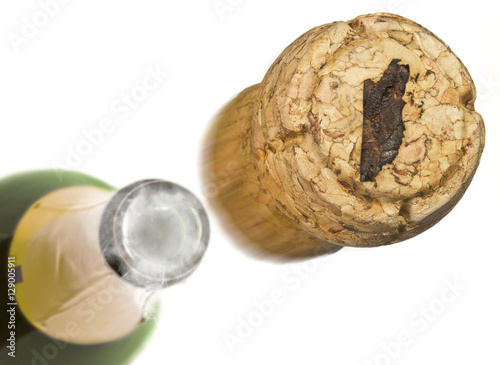 Wallpaper Mural Launched champagne cork with the shape of Belize burnt in.(serie Torontodigital.ca