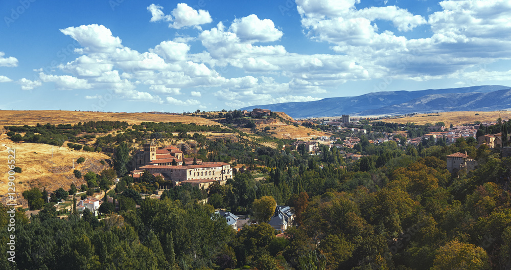Landscape of Segovia, Spain