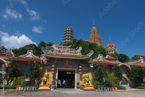 Wat tham seua temple   Wat tham khao noi temple  Kanchanaburi Province  Thailand