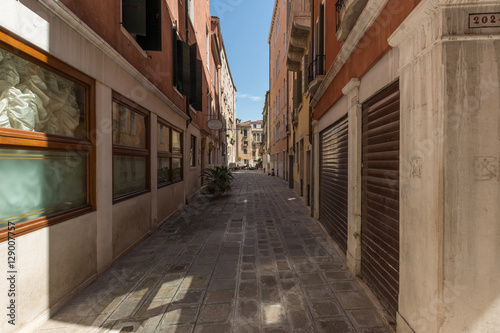 Italian venice narrow channel