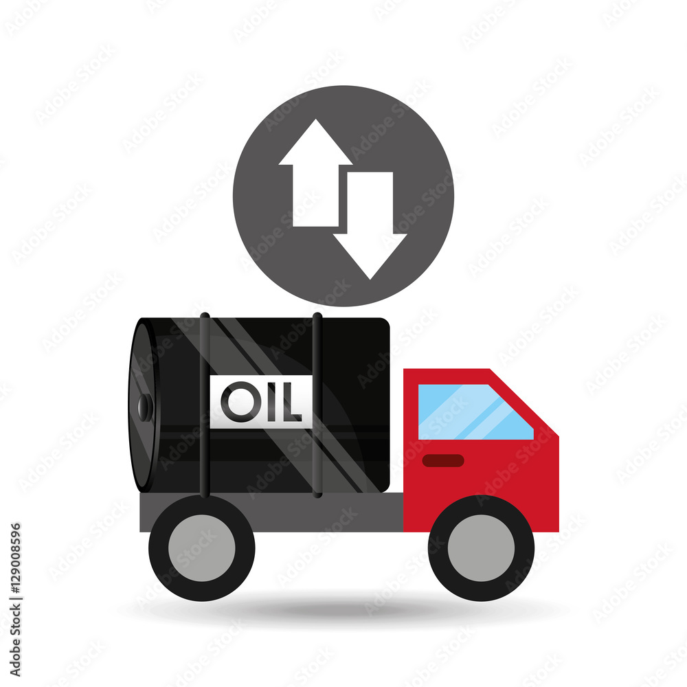 tank truck oil growth low arrow vector illustration eps 10 tank truck oil growth low arrow vector illustration eps 10