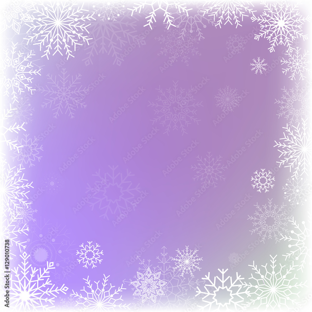 purple background with snowflakes purple background with snowflakes