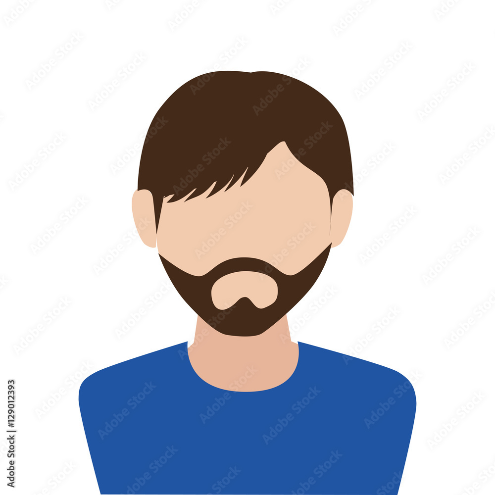 businessman character avatar isolated vector illustration design
