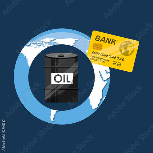 oil and petroleum industry economic world money vector illustration eps 10