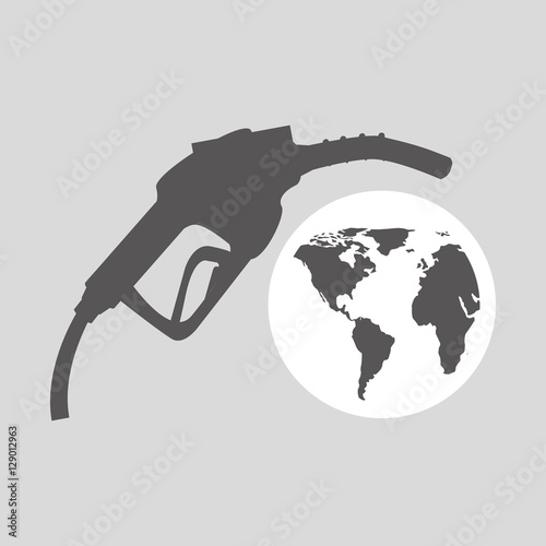 world oil industry station gasoline vector illustration eps 10