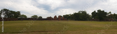 Argentina, 15/11/2010: le rovine di San Ignacio Mini, una delle missioni fondate nel 1632 dai Gesuiti in quella che fu chiamata la Provincia del Paraguay durante il periodo coloniale spagnolo