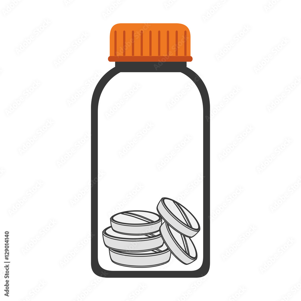 pills medical care icon vector illustration design pills medical care icon vector illustration design