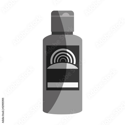 solar blocker bottle icon vector illustration design