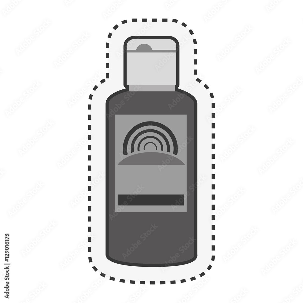 solar blocker bottle icon vector illustration design solar blocker bottle icon vector illustration design